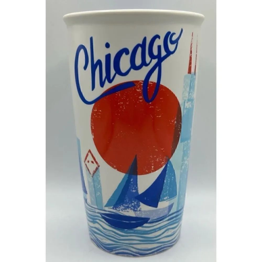 Starbucks 2016 12oz Chicago Local Collection Double Wall Tumbler / New